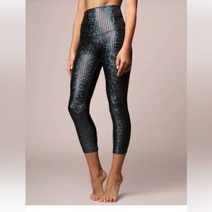7/8 Leggings Fish Scale/Mermaid - size medium